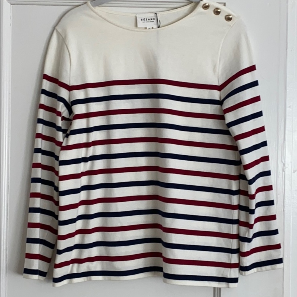 Sezane Stripe Shirt